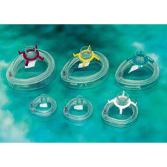 Teleflex Medical Anesthesia Mask Clear Comfort&reg; Elongated Style Adult Large Hook Ring