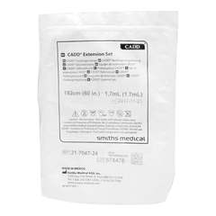 Smiths Medical IV Extension Set CADD&reg; 60 Inch Tubing Without Filter Sterile