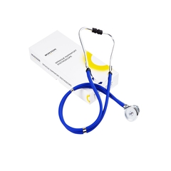 McKesson Sprague - Rappaport Binaural Stethoscope entrust&reg; Performance Plus Royal Blue 2-Tube 22 Inch Dual Head