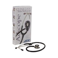 McKesson Clinician Stethoscope Adscope&reg; 603 Black 1-Tube 22 Inch Tube Double Sided Chestpiece