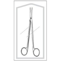 Sklar Dissecting Scissors Econo™ Metzenbaum-Lahey 5-1/2 Inch Length Floor Grade Stainless Steel Sterile Finger Ring Handle Straight Blunt Tip / Blunt Tip, 25/CS