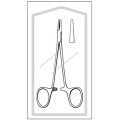 Sklar Needle Holder Econo™ 5 Inch Length Straight Smooth Tip Finger Ring Handle