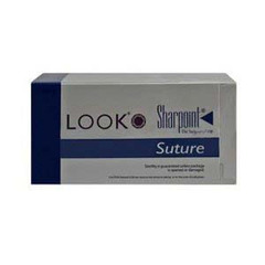 Surgical Specialties Absorbable Suture with Needle PolySyn™ Polyglycolic Acid C-17 3/8 Circle Reverse Cutting Needle Size 5-0 Braided, 12/BX