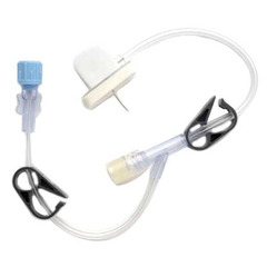 Smiths Medical Huber Infusion Set Gripper 22 Gauge 1 Inch 8 Inch Tubing Needless Y-site, 12 EA/BX