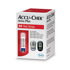 MON973662BX - Roche - Accu-Chek® Aviva Plus Blood Glucose Test Strips (6908268001), 100/BX