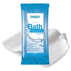 Sage Products Comfort Bath&reg; Wipes, Soft Pack, Aloe Vitamin E, Unscented, 8/PK