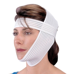 Franks Stubbs Facial Support Wrap One Size Fits Most Spandex White, 10 EA/BX