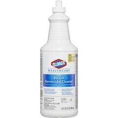 Clorox Professional Clorox Healthcare Bleach Germicidal Surface Disinfectant Cleaner Manual Squeeze Liquid 32 oz. Bottle Fruity Floral Bleach Scent NonSterile, 1/EA