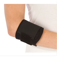 DJO Elbow Support PROCARE&reg; Small Contact Closure Tennis Left or Right Elbow 6 to 8 Inch Circumference Black, 1/EA