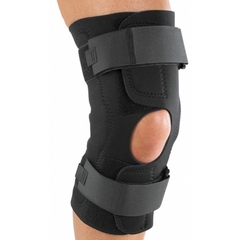 DJO Hinged Knee Brace Reddie&reg; Brace Large Wraparound / Hook and Loop Straps 20-1/2 to 23 Inch Circumference Left or Right Knee