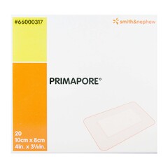 Smith & Nephew Primapore Adhesive Dressing, 3-1/8 X 4 Inch, Rectangle, Sterile