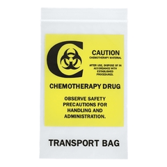 RD Plastics Company Chemo Drug Transport Bag RD Plastics 12 X 15 Inch Clear Zip Closure, 500/CS