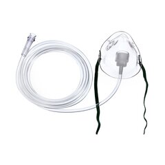 Teleflex Medical Oxygen Mask Nasal / Oral One Size Fits Most Adjustable Elastic Head Strap, 50 EA/CS
