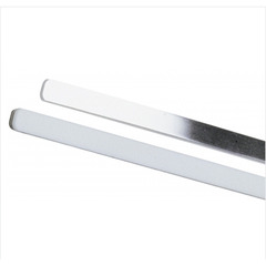 DJO Finger Splint Padded Strip Aluminum / Foam Left or Right Hand Silver / Gray