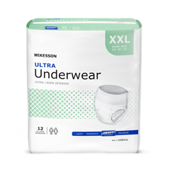 MON724919CS - McKesson - Ultra Heavy Absorbency Underwear, 2X-Large, 48/CS