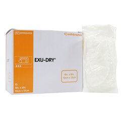 Smith & Nephew Non-Adherent Dressing Exu-Dry&reg; 4 X 6 Inch