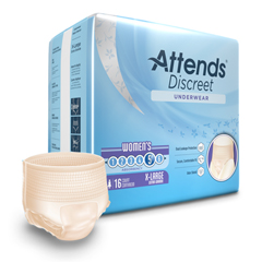 MON1039112CS - Attends - Attends Discreet® Protective Underwear (ADUF40), XL, 64/CS
