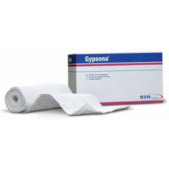 BSN Medical Plaster Bandage Gypsona&reg; S 8 Inch X 15 Foot Plaster of Paris White, 12/PK