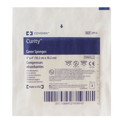 Cardinal Health Curity Sterile Cover Sponge, 4
