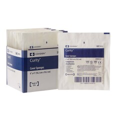 Cardinal Health Cellulose Dressing Curity NonWoven Fabric / Cellulose Wadding 4