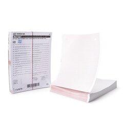 Airlife Diagnostic ECG Recording Paper Airlife Thermal Paper 8.27 x 11.69 Inch Z-Fold Red Grid, 300 per Pack