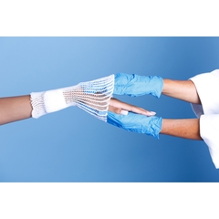 Medi-Tech International Elastic Net Retainer Dressing MT Spandage Tubular Elastic 30 Yard Size 3 White Medium Hand / Arm / Leg / Foot NonSterile, 1/EA