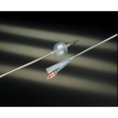 Bard Medical Foley Catheter Lubri-Sil 2-Way Standard Tip 30 cc Balloon 18 Fr. Antimicrobial / Hydrogel Coated Silicone, 12EA/CS