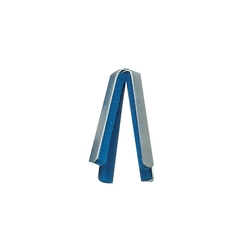 Brown Medical Finger Splint Plastalume&reg; Adult Medium Bendable Prong Fastening Finger Blue / Silver, 12/PK
