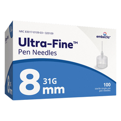Embecta Insulin Pen Needle Ultra-Fine ™ Without Safety 31 Gauge 8 mm
