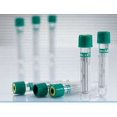Greiner Bio-One Vacuette Venous Blood Collection Tube Lithium Heparin Additive 6 mL Pull Cap Polyethylene Terephthalate (PET) Tube, 50 per Box