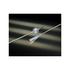 Bard Medical Foley Catheter Lubri-Sil™ 2-Way Standard Tip 30 cc Balloon 20 Fr. Antimicrobial Hydrogel Coated Silicone, 12/CS