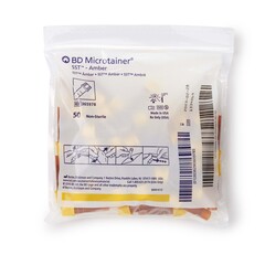 Bard Medical BD Microtainer&reg; SST™ Capillary Blood Collection Tube Clot Activator / Separator Gel Additive 400 &micro;L to 600 &micro;L BD Microgard™ Closure Plastic Tube, 200/CS