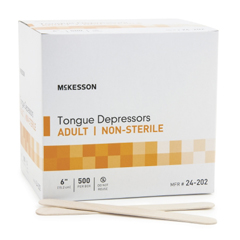 MON484942BX - McKesson - 6 Tongue Depressors, 500EA/BX
