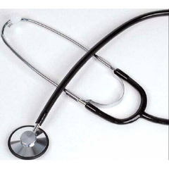 Kerma Medical Products General Exam Stethoscope Yellow 1-Tube 22 Inch Tube Single Sided Chestpiece, 1/EA
