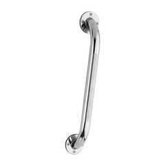 Apex-Carex Wall Grab Bar Carex Chrome Finish Knurled Steel