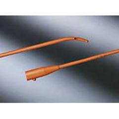 Bard Medical Urethral Catheter Bard Coude Tip Red Rubber 16 Fr.