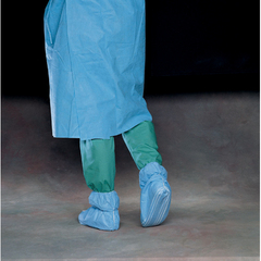 Halyard Shoe Cover Ankle Guard X-Large Ankle High Nonskid Sole Blue NonSterile, 90 per Box