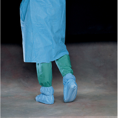 Halyard Shoe Cover Ankle Guard X-Large Ankle High Nonskid Sole Blue NonSterile, 270 per Case