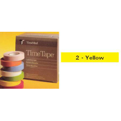 PDC Healthcare Blank Label Tape Time&reg; Multipurpose Label Yellow Vinyl 1/2 X 500 Inch