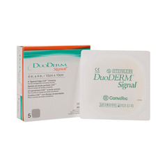 Convatec Duoderm Signal Tapered Edge Hydrocolloid Dressing 4X4