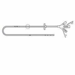 Avanos Medical Sales Transgastric-Jejunal Feeding Tube MIC 18 Fr. 45 cm Tube Silicone Sterile, 1/EA