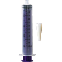 MON1034324CS - Vesco Medical - Irrigation Syringe 60 mL Pole Bag Enfit Tip Without Safety