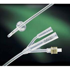 Bard Medical Foley Catheter Lubri-Sil 3-Way Standard Tip 5 cc Balloon 20 Fr. Antimicrobial / Hydrogel Coated Silicone, 12EA/CS