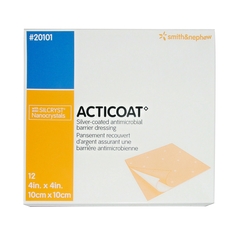 Smith & Nephew Acticoat Burn Antimicrobial Barrier Dressing Antimicrobial Barrier Dressing 4