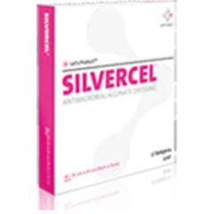 MON713618EA - Systagenix - Alginate Dressing Silvercel Silver Alginate 4-1/4 x 4-1/4