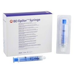 BD LOR Syringe Epilor™ 7 mL Luer Lock Tip Without Safety