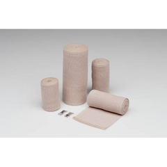 Hartmann Elastic Bandage REB LF 6 Inch X 10 Yard Double Length Standard Compression Clip Detached Closure Tan Sterile, 10/CS