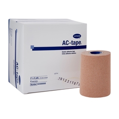 Hartmann Athletic Tape AC-tape Mid-Strength Adhesive Cotton 3 Inch X 5 Yard Tan NonSterile, 48/CS