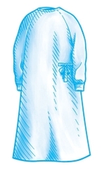 Cardinal Health Surgical Gown with Towel SmartGown X-Large / X-Long Blue Sterile AAMI Level 4 Disposable