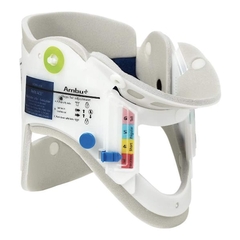 Ambu Extrication Cervical Collar with Headwedge Ambu Perfit ACE Preformed Adult One Size Fits Most One-Piece / Trachea Opening Adjustable Height Adjustable Neck Circumference, 1/EA